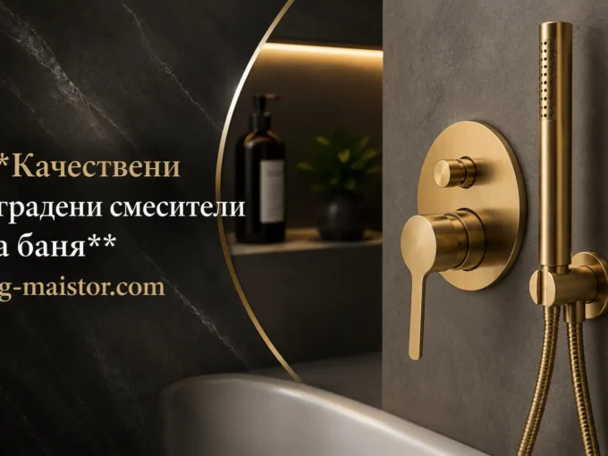 Качественият вграден смесител за баня | bg-maistor.com
